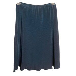 Carole Little Petite Green Skirt Size 2 USA knee length Goth Office